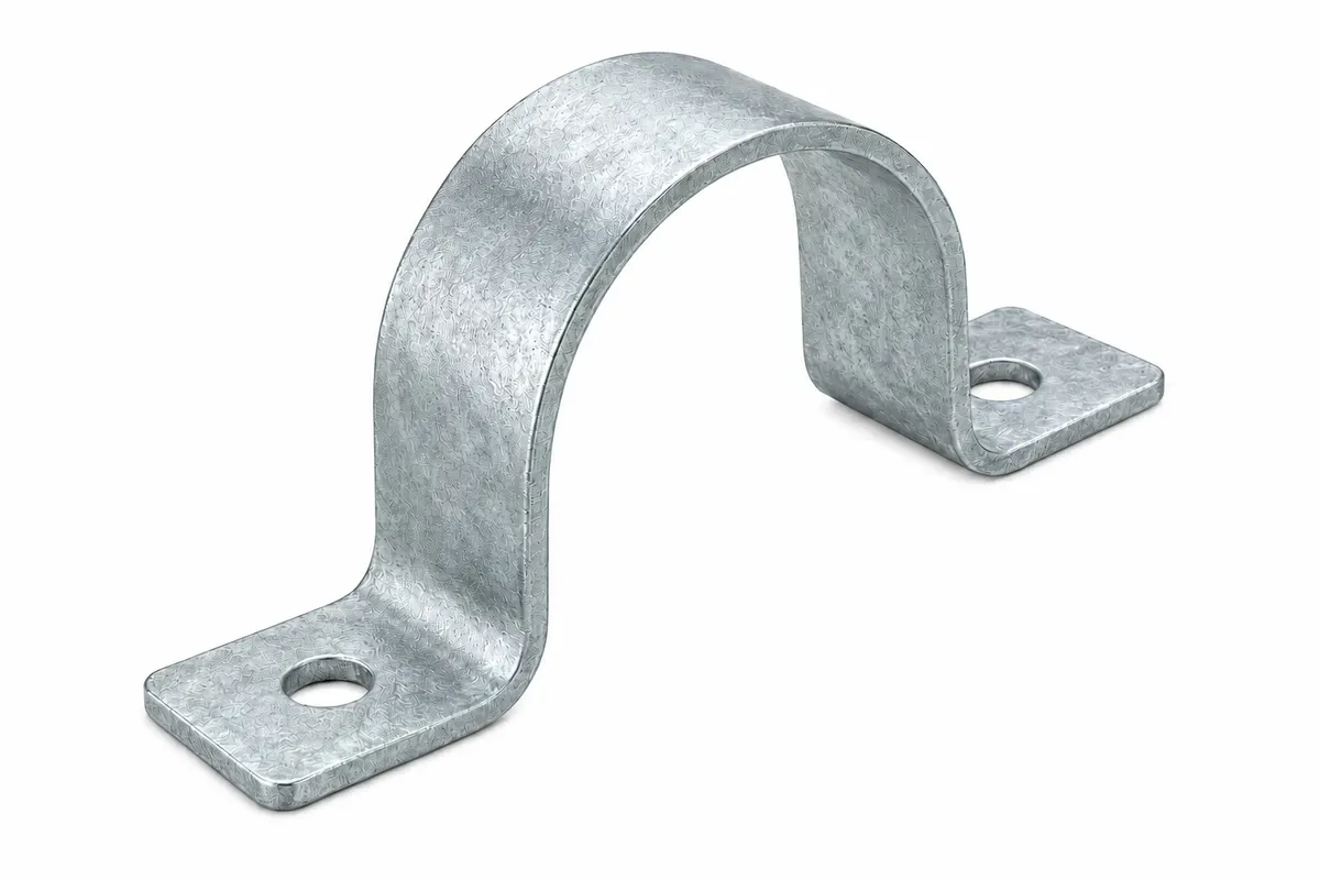 abrazadera omega galvanizada en frio - vista 2