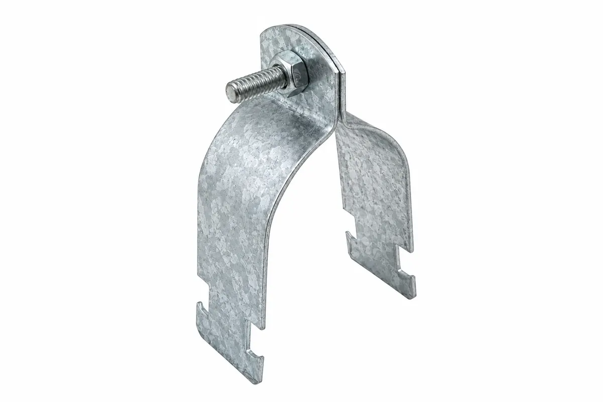 abrazadera riel channel galvanizada en frio - vista 2